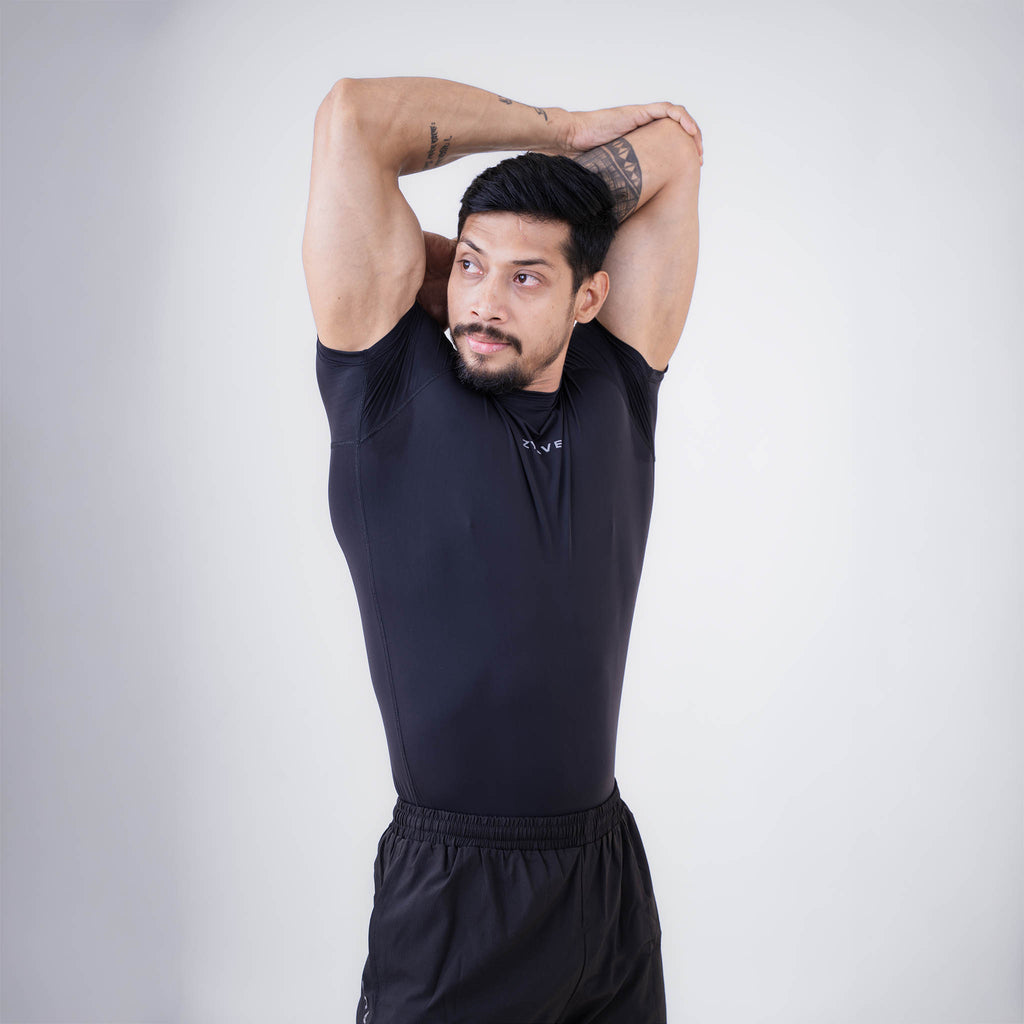 Men's compression T-shirt- Black