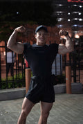 Men's compression T-shirt Black